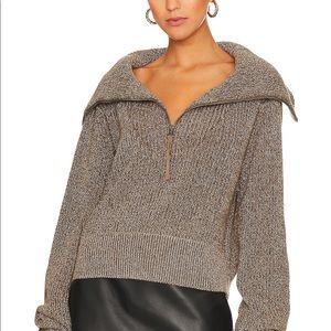 Varley Mentone Half Zip Sweater Small